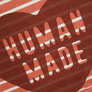 HUMAN MADE ヒューマンメイド 25SS HEART STRIPED T-SHIRT RED HM29CS031 ストライプハートTシャツ 赤 Size 【XL】 【新古品・未使用品】 20821128