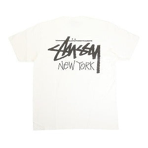 STUSSY ステューシー 25SS STOCK NEW YORK TEE WHITE ニューヨーク限定Tシャツ 白 Size 【XL】 【新古品・未使用品】 20821157