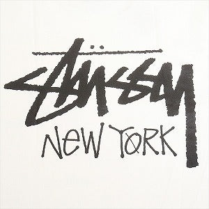 STUSSY ステューシー 25SS STOCK NEW YORK TEE WHITE ニューヨーク限定Tシャツ 白 Size 【XL】 【新古品・未使用品】 20821157