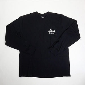 STUSSY ステューシー 25SS STOCK NEW YORK LS TEE BLACK ニューヨーク限定ロンT 黒 Size 【XL】 【新古品・未使用品】 20821159
