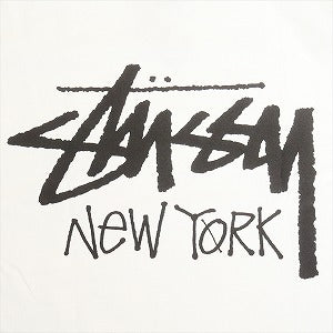 STUSSY ステューシー 25SS STOCK NEW YORK LS TEE WHITE ニューヨーク限定ロンT 白 Size 【L】 【新古品・未使用品】 20821162