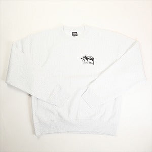 STUSSY ステューシー 25SS STOCK NEW YORK CREW ASH HEATHER ニューヨーク限定クルーネックスウェット 灰 Size 【L】 【新古品・未使用品】 20821164