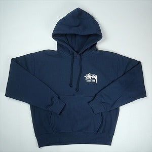 STUSSY ステューシー 25SS STOCK NEW YORK HOOD NAVY ニューヨーク限定パーカー 紺 Size 【L】 【新古品・未使用品】 20821166