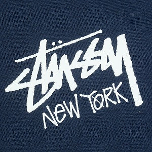 STUSSY ステューシー 25SS STOCK NEW YORK ZIP HOOD NAVY ニューヨーク限定ジップパーカー 紺 Size 【L】 【新古品・未使用品】 20821168