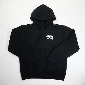 STUSSY ステューシー 25SS STOCK NEW YORK HOOD BLACK ニューヨーク限定パーカー 黒 Size 【L】 【新古品・未使用品】 20821171
