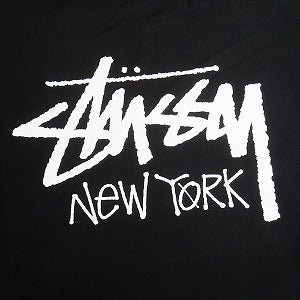 STUSSY ステューシー 25SS STOCK NEW YORK HOOD BLACK ニューヨーク限定パーカー 黒 Size 【L】 【新古品・未使用品】 20821171