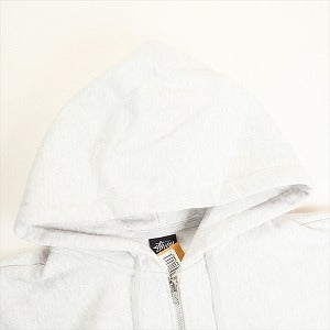 STUSSY ステューシー 25SS STOCK NEW YORK ZIP HOOD ASH HEATHER ニューヨーク限定ジップパーカー 灰 Size 【L】 【新古品・未使用品】 20821173