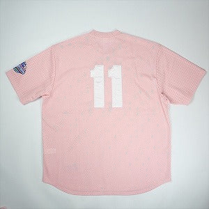 SUPREME シュプリーム 25SS S Logo Baseball Henley Pink ベースボール半袖シャツ ピンク Size 【XL】 【新古品・未使用品】 20821260