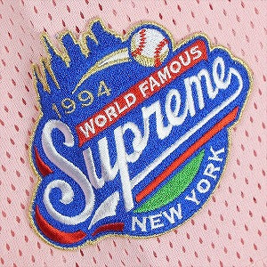SUPREME シュプリーム 25SS S Logo Baseball Henley Pink ベースボール半袖シャツ ピンク Size 【XL】 【新古品・未使用品】 20821260