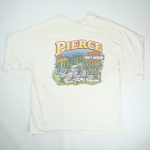VINTAGE ヴィンテージ Harley Davidson ハーレーダビッドソン Orange Flame LS Tee ロンT 白 Size 【XXL】 【中古品-良い】 20821289