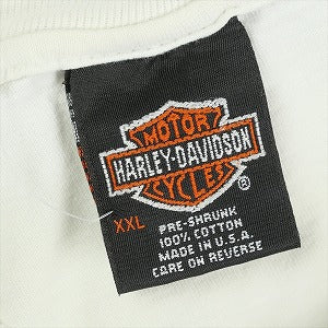 VINTAGE ヴィンテージ Harley Davidson ハーレーダビッドソン Orange Flame LS Tee ロンT 白 Size 【XXL】 【中古品-良い】 20821289