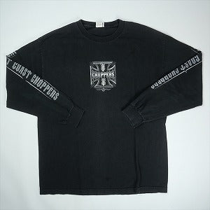 VINTAGE ヴィンテージ West Coast Choppers ウェストコーストチョッパーズ Metallic Iron Cross LS Tee ロンT 黒 Size 【XL】 【中古品-良い】 20821290