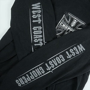 VINTAGE ヴィンテージ West Coast Choppers ウェストコーストチョッパーズ Metallic Iron Cross LS Tee ロンT 黒 Size 【XL】 【中古品-良い】 20821290