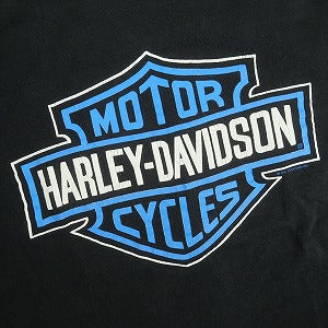 VINTAGE ヴィンテージ Harley Davidson ハーレーダビッドソン Blue Flame LS Tee ロンT 黒 Size 【L】 【中古品-良い】 20821294