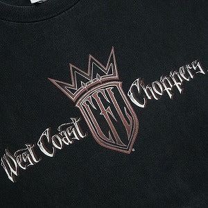 VINTAGE ヴィンテージ West Coast Choppers ウェストコーストチョッパーズ Embrem Motorcycle Logo Tee Tシャツ 黒 Size 【L】 【中古品-良い】 20821301
