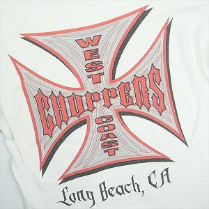 VINTAGE ヴィンテージ West Coast Choppers ウェストコーストチョッパーズ Devil Red Cross LS Tee ロンT 白 Size 【L】 【中古品-良い】 20821304