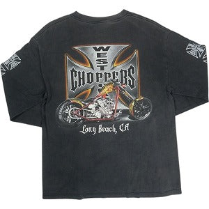 VINTAGE ヴィンテージ West Coast Choppers ウェストコーストチョッパーズ Orange Cross LS Tee ロンT 黒 Size 【L】 【中古品-良い】 20821306