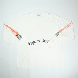 VINTAGE ヴィンテージ West Coast Choppers ウェストコーストチョッパーズ Iron Cross Flame LS Tee ロンT 白 Size 【L】 【中古品-良い】 20821331
