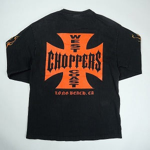 VINTAGE ヴィンテージ West Coast Choppers ウェストコーストチョッパーズ Red Cross LS Tee ロンT 黒 Size 【L】 【中古品-良い】 20821335