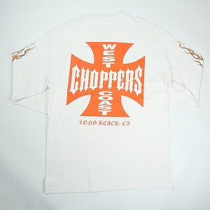VINTAGE ヴィンテージ West Coast Choppers ウェストコーストチョッパーズ Red Cross LS Tee ロンT 白 Size 【L】 【中古品-良い】 20821337