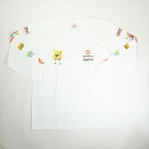 SUPREME シュプリーム ×SpongeBob SquarePants ×Castelli 25SS Racing L/S Tee White ロンT 白 Size 【L】 【新古品・未使用品】 20821370