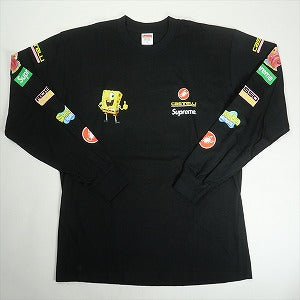 SUPREME シュプリーム ×SpongeBob SquarePants ×Castelli 25SS Racing L/S Tee Black ロンT 黒 Size 【L】 【新古品・未使用品】 20821379