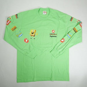 SUPREME シュプリーム ×SpongeBob SquarePants ×Castelli 25SS Racing L/S Tee Lime ロンT ライムグリーン Size 【M】 【新古品・未使用品】 20821384