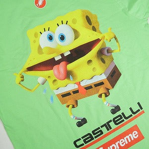 SUPREME シュプリーム ×SpongeBob SquarePants ×Castelli 25SS Racing L/S Tee Lime ロンT ライムグリーン Size 【M】 【新古品・未使用品】 20821384