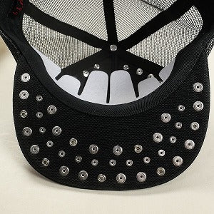 SUPREME シュプリーム 24AW b.b. Simon Studded Canvas Mesh Back 5-Panel Black キャップ 黒 Size 【フリー】 【新古品・未使用品】 20821388