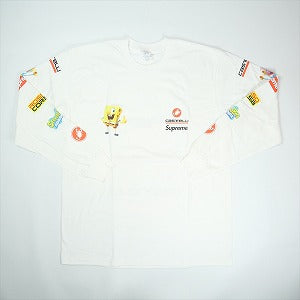 SUPREME シュプリーム ×SpongeBob SquarePants ×Castelli 25SS Racing L/S Tee White ロンT 白 Size 【M】 【中古品-ほぼ新品】 20821396