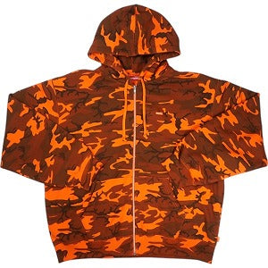 SUPREME シュプリーム 25SS Small Box Zip Up Hooded Sweatshirt Bright Orange Camo ジップパーカー オレンジ Size 【XL】 【新古品・未使用品】 20821400