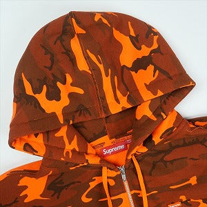SUPREME シュプリーム 25SS Small Box Zip Up Hooded Sweatshirt Bright Orange Camo ジップパーカー オレンジ Size 【XL】 【新古品・未使用品】 20821400