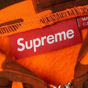 SUPREME シュプリーム 25SS Small Box Zip Up Hooded Sweatshirt Bright Orange Camo ジップパーカー オレンジ Size 【XL】 【新古品・未使用品】 20821400
