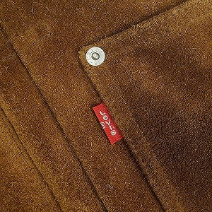 Levi's リーバイス Fenom Suede Trucker Jacket スウェードトラッカージャケット 茶 Size 【M】 【中古品-ほぼ新品】 20821412