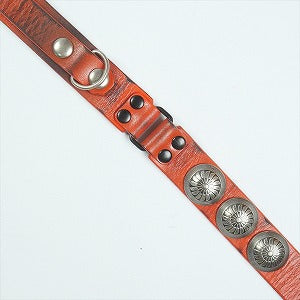 SUPREME シュプリーム ×Blackmeans 23AW Blackmeans Concho Leather Belt Red レザーベルト 赤 Size 【S】 【新古品・未使用品】 20821484