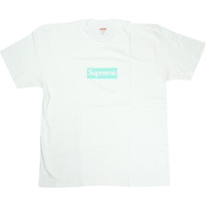 SUPREME シュプリーム ×Tiffany & Co ティファニー 21AW Box Logo Tee White ボックスロゴTシャツ 白 Size 【M】 【中古品-ほぼ新品】 20821495
