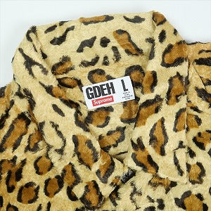 SUPREME シュプリーム ×GOODENOUGH 25SS Crushed Rayon S/S Shirt Leopard 半袖シャツ 茶 Size 【L】 【新古品・未使用品】 20821539