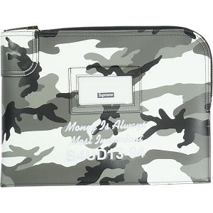 SUPREME シュプリーム 25SS Leather Money Bag Snow Camo マネーバッグ 白灰 Size 【フリー】 【中古品-非常に良い】 20821614
