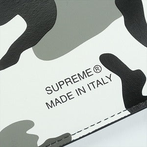 SUPREME シュプリーム 25SS Leather Money Bag Snow Camo マネーバッグ 白灰 Size 【フリー】 【中古品-非常に良い】 20821614