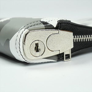 SUPREME シュプリーム 25SS Leather Money Bag Snow Camo マネーバッグ 白灰 Size 【フリー】 【中古品-非常に良い】 20821614