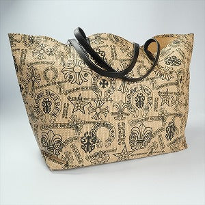 CHROME HEARTS クロム・ハーツ LARGE BEACHES BAG MULTILOGO トートバッグ ベージュ Size 【フリー】 【新古品・未使用品】 20821626