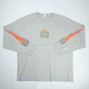 VINTAGE ヴィンテージ West Coast Choppers ウェストコーストチョッパーズ Iron Cross Fire LS Tee ロンT 灰 Size 【XXL】 【中古品-良い】 20821666