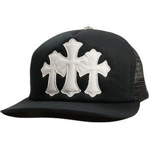 CHROME HEARTS クロム・ハーツ TRUCKER CAP NEW 3 CEM CRS BLACK/WHITE メッシュキャップ 黒白 Size 【フリー】 【新古品・未使用品】 20821745