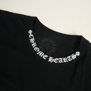 CHROME HEARTS クロム・ハーツ NECK LOGO POCKET S/S T-SHIRT BLACK/WHITE Tシャツ 黒白 Size 【L】 【新古品・未使用品】 20821751