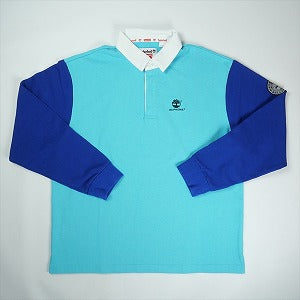 SUPREME シュプリーム ×Timberland 21AW Rugby Blue ラグビーシャツ 青 Size 【M】 【新古品・未使用品】 20821762