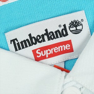 SUPREME シュプリーム ×Timberland 21AW Rugby Blue ラグビーシャツ 青 Size 【M】 【新古品・未使用品】 20821762