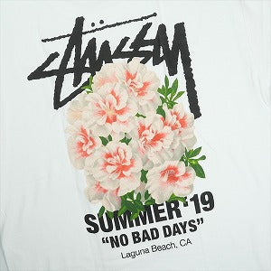 STUSSY ステューシー 19SS No Bad Days Tee White Tシャツ 白 Size 【L】 【中古品-ほぼ新品】 20821776