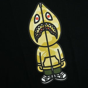 A BATHING APE ア ベイシング エイプ Color Camo Classic Milo Shark Tee Black Tシャツ 黒 Size 【L】 【新古品・未使用品】 20821781