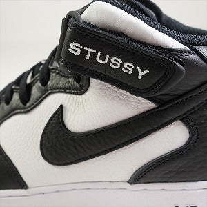 NIKE ナイキ ×STUSSY Air Force 1 Mid Black and Light Bone DJ7840-002 スニーカー 黒白 Size 【28.0cm】 【新古品・未使用品】 20821784