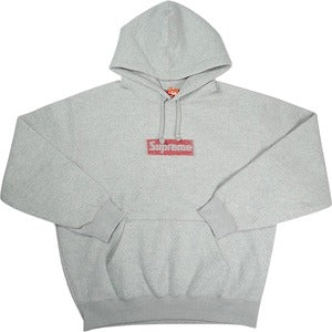 SUPREME シュプリーム 23SS Inside Out Box Logo Hooded Sweatshirt パーカー 灰 Size 【M】 【中古品-非常に良い】 20822027